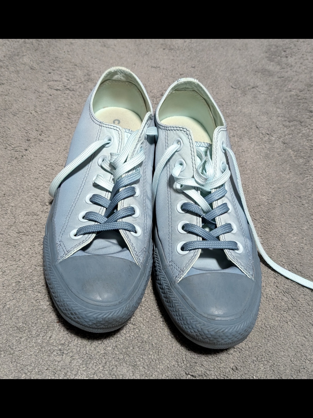 Converse Pale Blue Low-Top Sneakers
